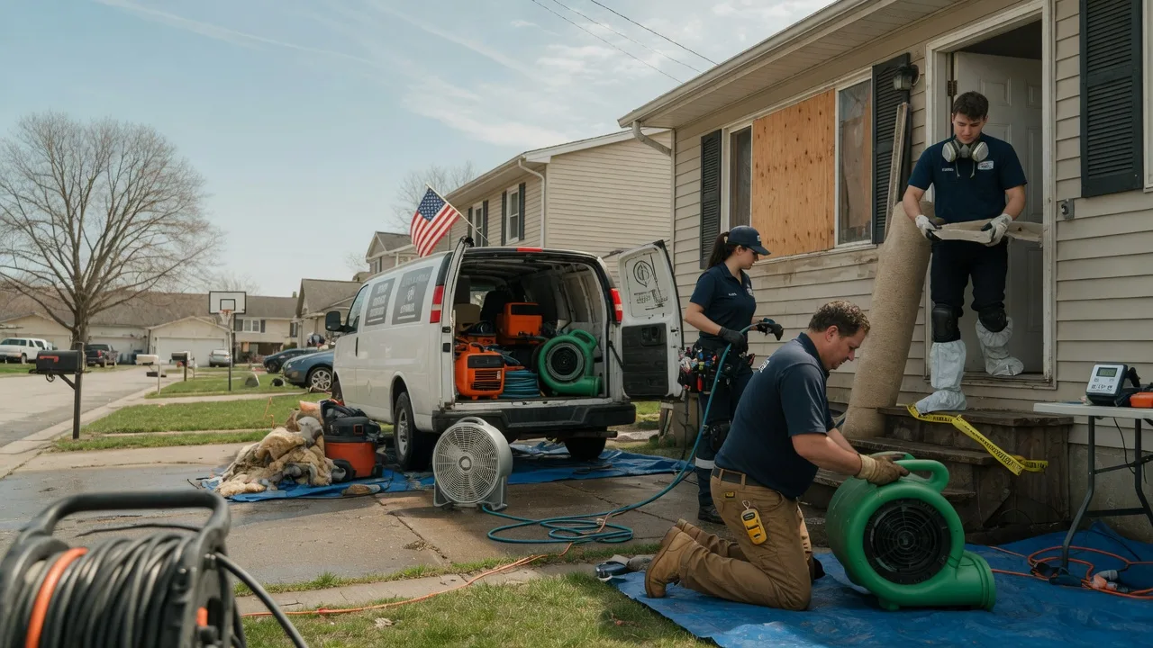 Water Damage Restoration in Clarksburg, OH near me